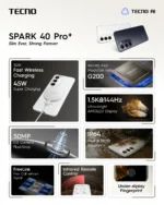 Tecno Spark 40 Pro Plus Specs