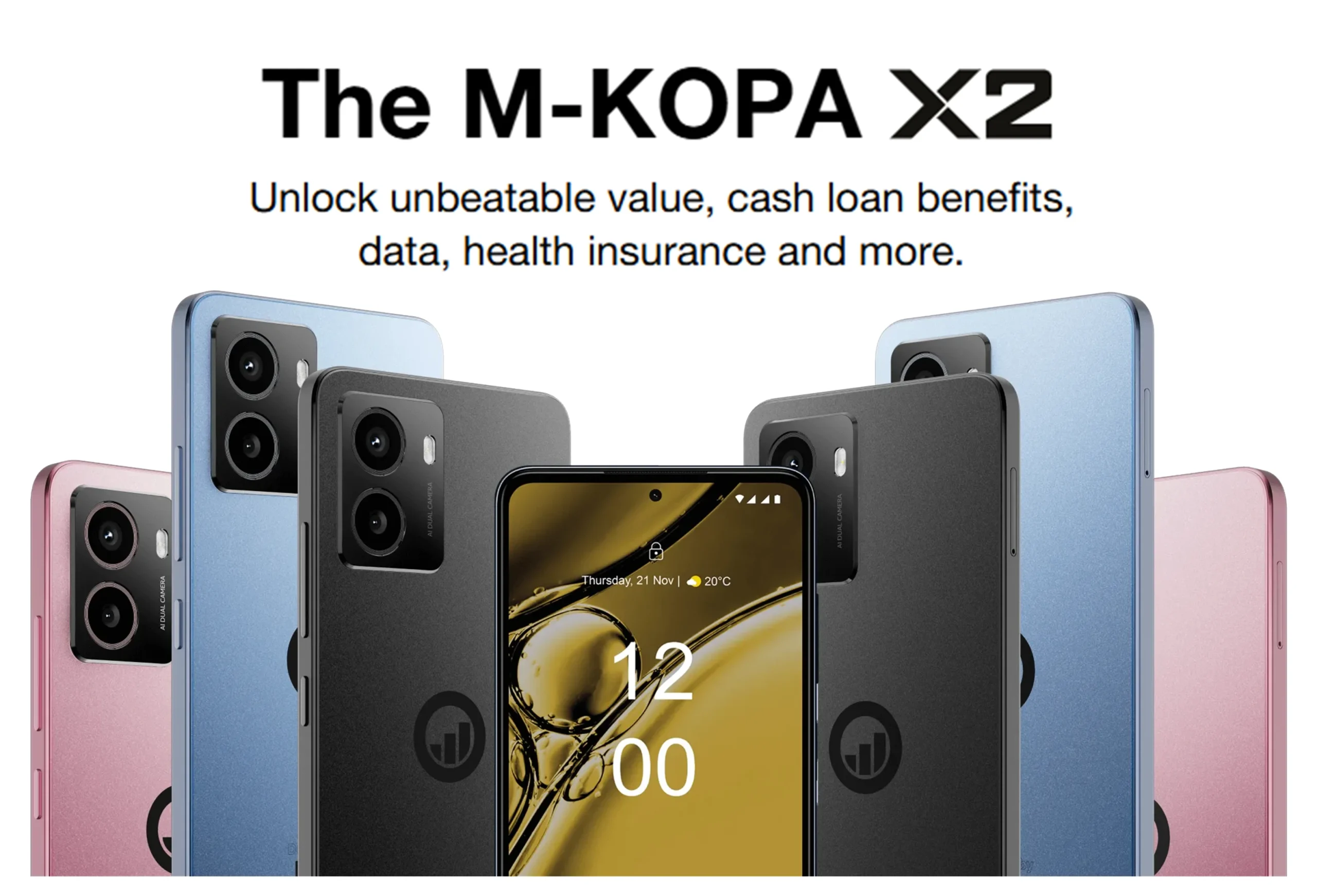MKOPA X2 (128GB/4GB; 50MP Dual Camera; 5000mAh)